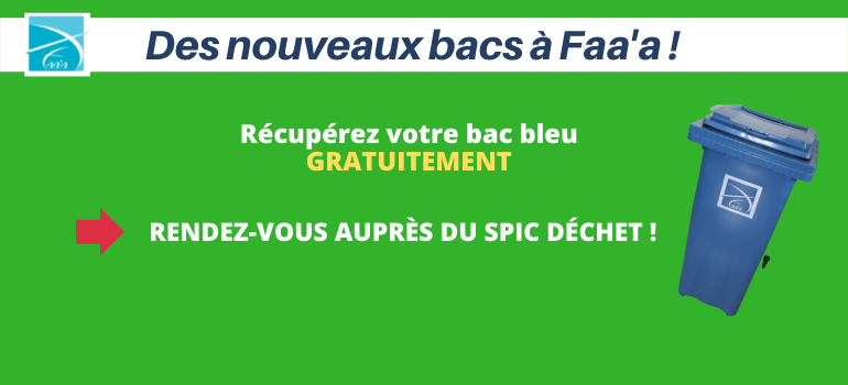 Des nouveaux bacs à Faa'a !